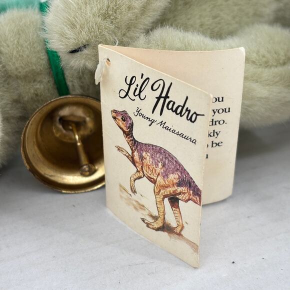 Dinotopia Lil Hadro Dinosaur Plush 1993 James Gurney Dino Stuffed Animal Vintage - Picture 6 of 9